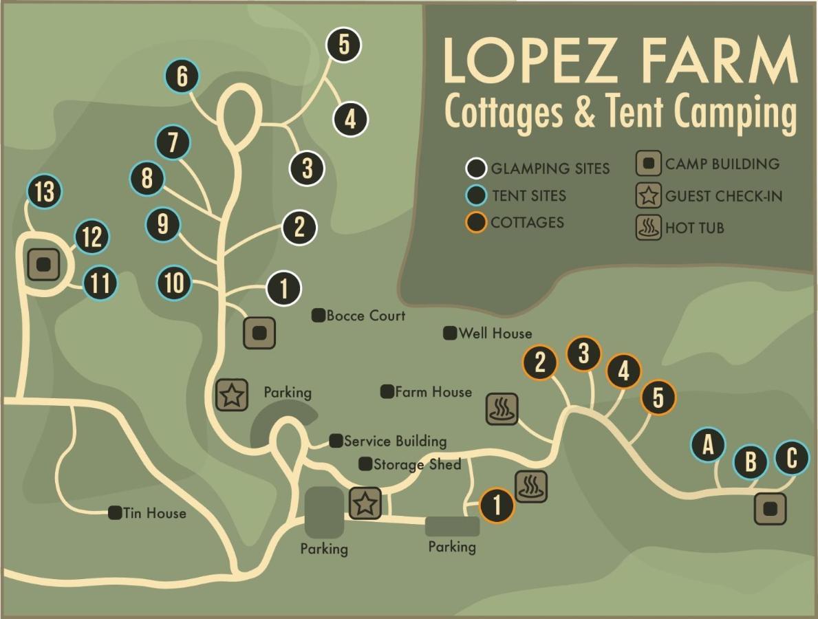 Lopez Farm Cottages & Tent Camping Lopez Island Exterior photo